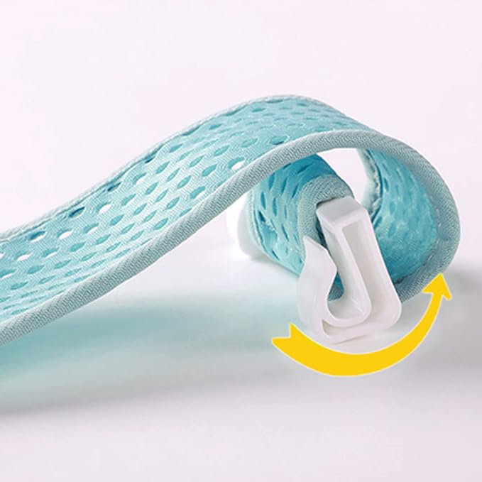 Baby Bath Seat Support Net Soft Headrest Baby Bath Cushion Pad, Breathable - Image 4