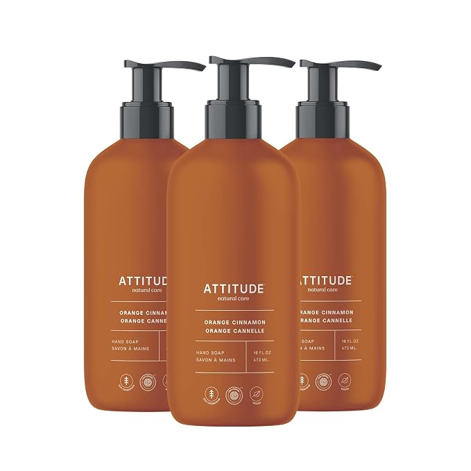 ATTITUDE Limited Edition Liquid Hand Soap, EWG Verified, Plant and Mineral-Based by ATTITUDE