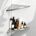Corner Shower Shelves 10" Brushed Nickel, 2 Pack 304 Stainless Steel Shower by BATHLAVISH