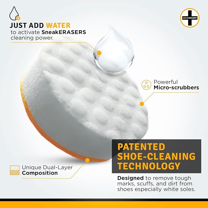 SneakERASERS Instant Sneaker Cleaner, Premium Shoe Cleaning Kit - Image 8