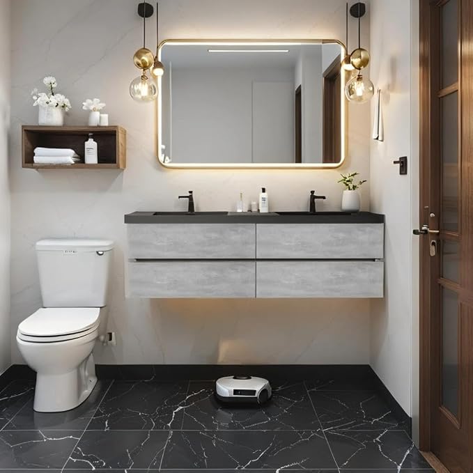 Floating Vanity Bathroom, 72 Inch Bathroom Vanity by VUMALL