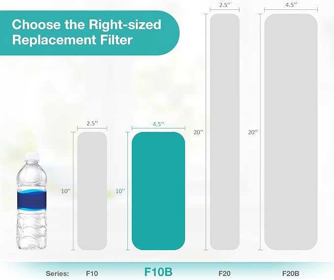 SimPure Whole House Water Filter Cartridges 10" x 4.5" Cation Exchange Resin - Image 5