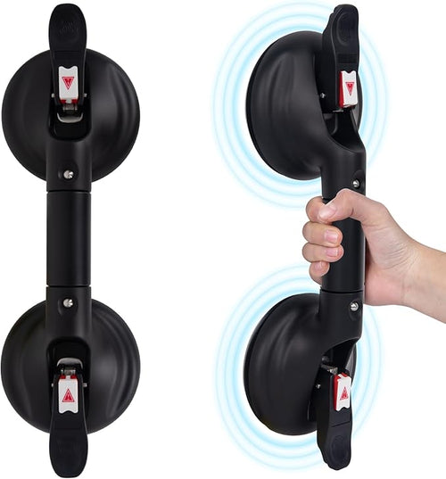 15inch Suction Shower Grab Bar, Portable Shower Handle Bar Suction Grip Bar by HEINSY