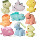 Bath Toys, Dinosaur 9 Pack | Sealed, No Hole & Mold Free Bath Toys Design | Soft by AMCHSURI
