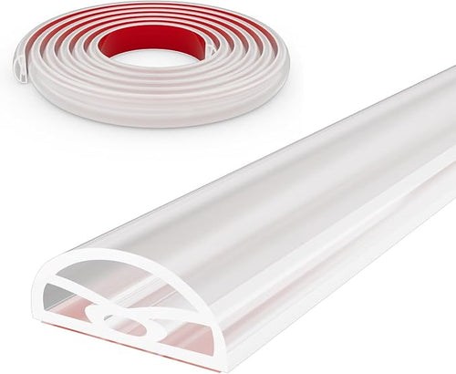 118” Transparent Shower Threshold Water Dam Stopper by KNEELISA