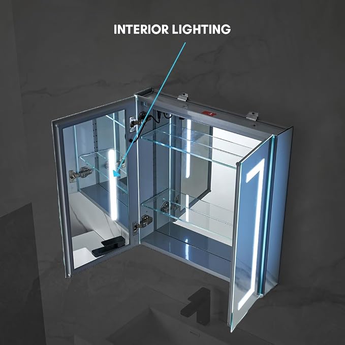 Blossom LED Medicine Cabinet Mirror - Image 5