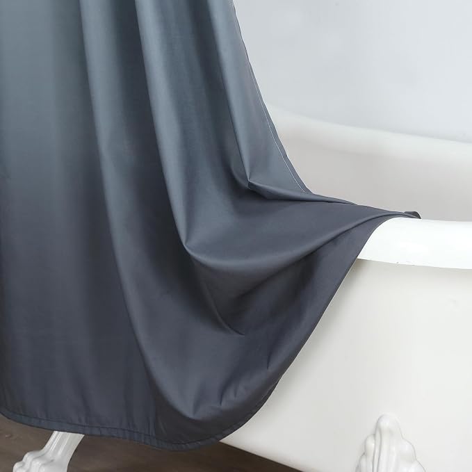 Long Fabric Shower Curtain, Modern Waterproof Bathroom Curtains - Image 5