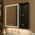 KWW 30 x 28 Inch Double Doors LED Lighted Bathroom Medicine Cabinet, 3 Color by KWW