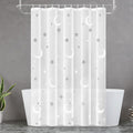 PEVA Shower Curtain, 72 x 72 Water Repellent Premium Bathroom Shower Curtain by DecorateYourLife