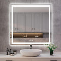ISKM 38'' x 38'' LED Mirror for Bathroom Lighted Vanity Mirror for Wall Front by ISKM-IStillKeepMovin