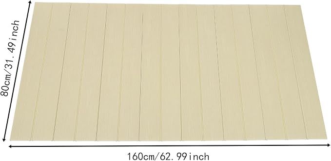 Shutter Bathtub Lid 62.9" x 31.5" Foldable Waterproof Bathtub Cover PVC Bathtub - Image 5