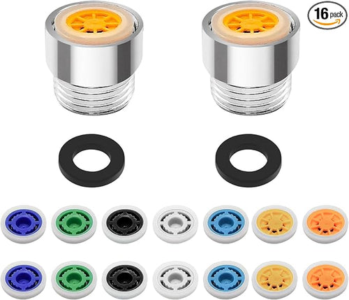 14 Pcs Shower Flow Reducer Limiter Set Water Flow Saver Adapter Flow Restrictor by yisncka