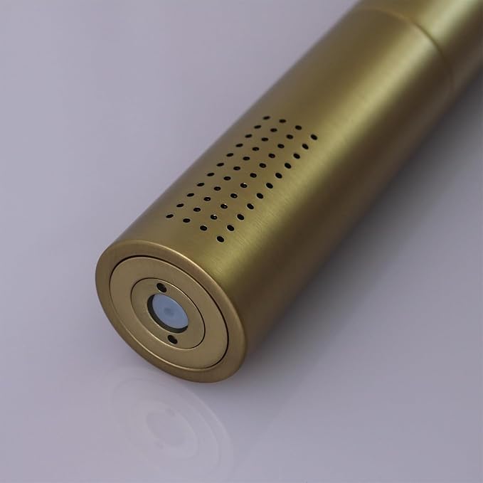 12Inch Brushed Gold Ceiling Shower System & 8Inch Wall-Mount Shower Faucet Set - Image 9