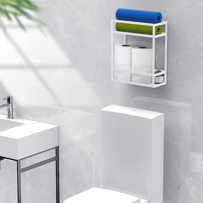 Meangood Shower Caddy 10.4" x 4.5" x 22.04" Hanging Shower Caddy Organizer Over - Image 7