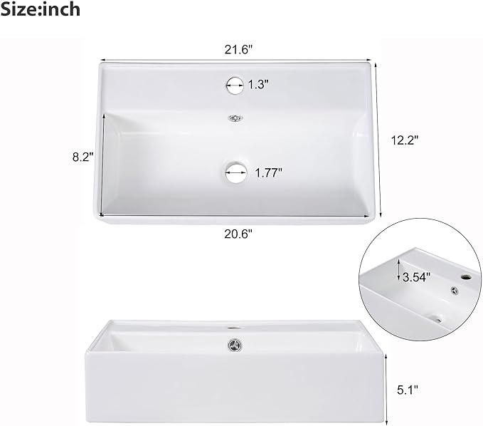 Merax 20 Inch Bathroom Vanity - Image 3