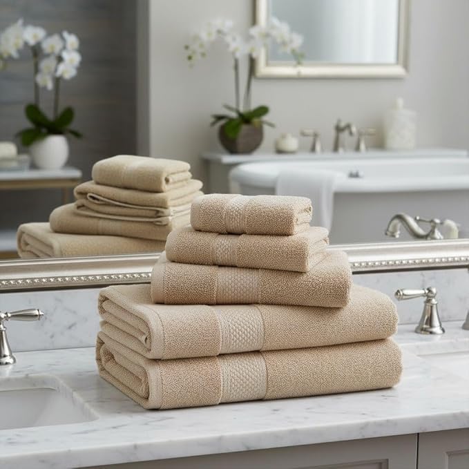 BAGNO MILANO Turkish Towels, Ultra Soft, Plush Luxury Turkih Cotton Bath Towels - Image 8