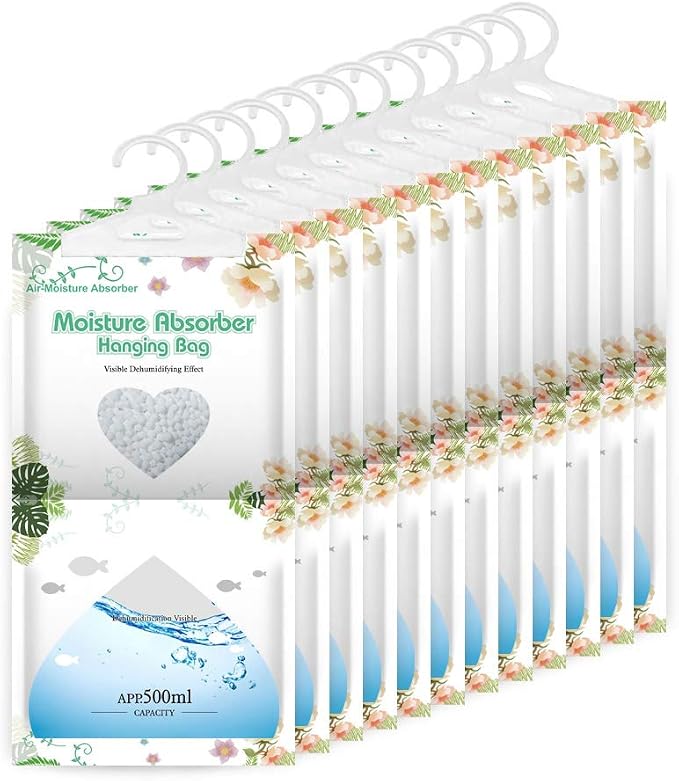 CANAGER Hanging Moisture Absorber-12 Packs, Hanging Dehumidifier Bags by CANAGER