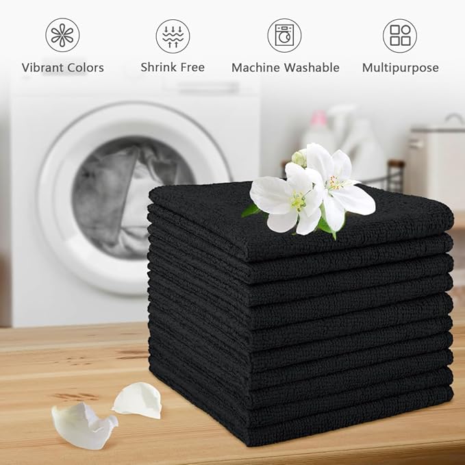 Orighty Washcloths Towels Set 20 Pack, Highly Absorbent and Soft Feel - Image 6