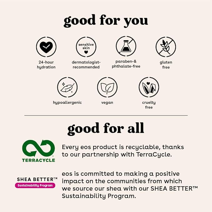 eos Cashmere Body Oil, Vanilla Cashmere, 24 Hour Moisture, Plant-Based Squalane - Image 8