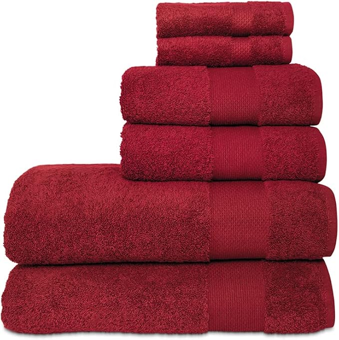 Hencely 6-Piece Bath Towel Set by HENCELY