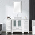 LUCKWIND 48" Bathroom Vanity Sink Combo, 24 Inch Main Cabniet by LUCKWIND