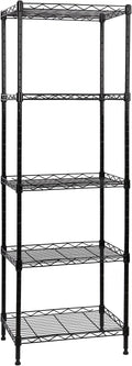 5-Tier Wire Shelving Adjustable Shelves Unit Metal Storage Rack by SUNLPH
