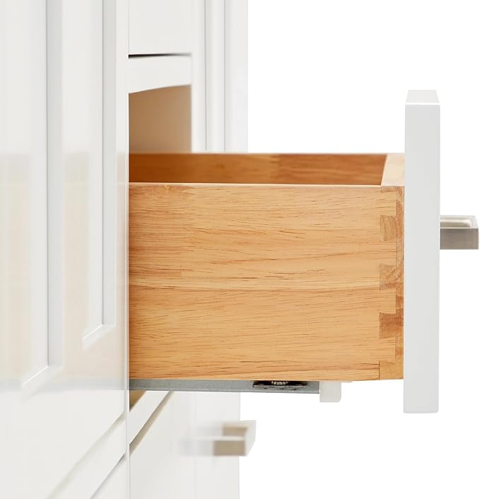 ARIEL Cambridge 36 Inch White Bathroom Vanity - Image 6