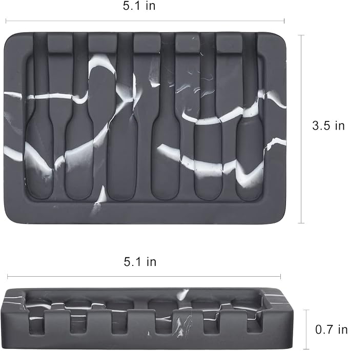 2PCS Self Draining Soap Dish - Image 6