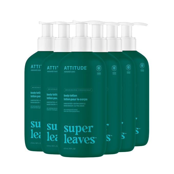 ATTITUDE Body Lotion, EWG Verified, Vegan & Cruelty-Free, Hydrating Moisturizer by ATTITUDE