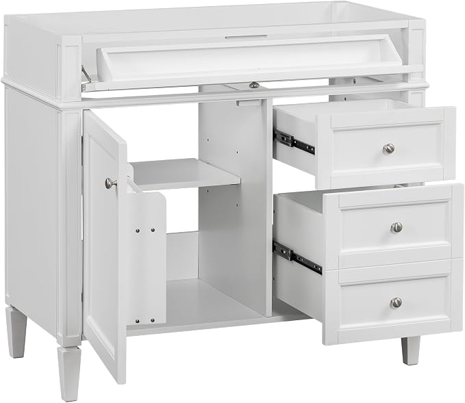 Favfurish 36" Bathroom Vanity Without Top Sink, Modern Freestanding Storage - Image 5