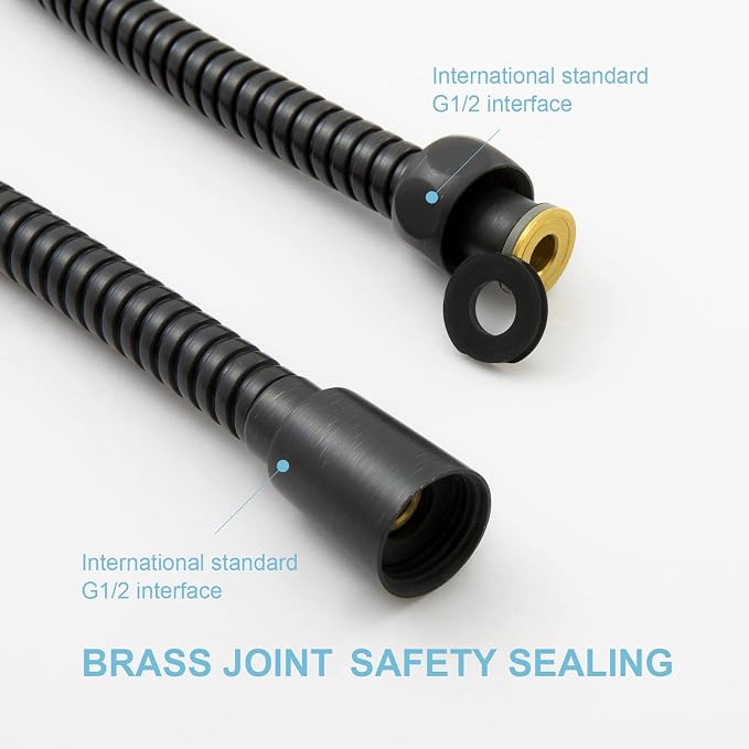 OFFO Shower Hose Oil Rubbed Bronze Kink Free Stainless Steel Shower Hose - Image 3