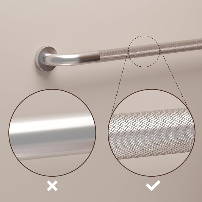 20 Inch Anti Slip Shower Grab Bar, Munzong 2 Pack Stainless Steel Bathroom Grab - Image 3