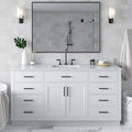 ARIEL 67" White Bathroom Vanity by Ariel