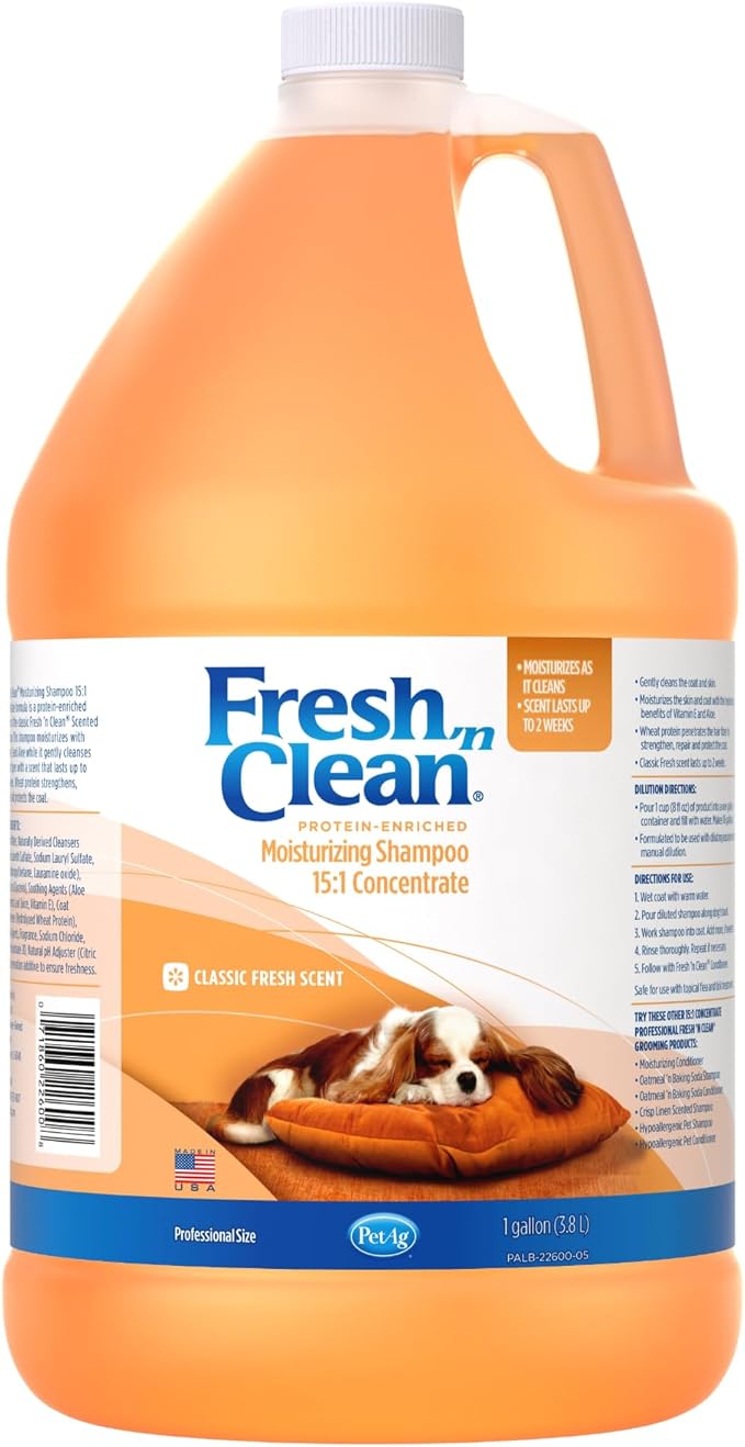 PetAg Fresh ’n Clean Moisturizing Shampoo, Classic Fresh Scent by PetAg