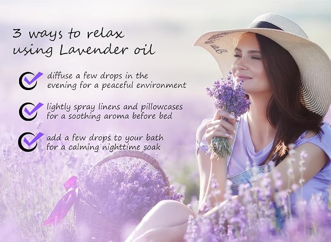 GreenHealth Lavender Essential Oil – 16 fl oz Amber Glass Bottle – 100% Pure & - Image 5