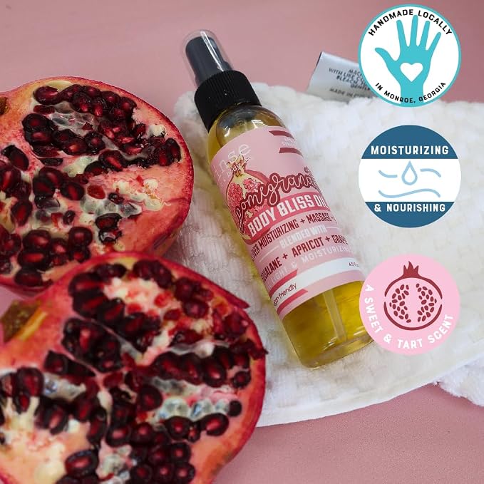 Rinse Bath & Body Pomegranate Body Oil Moisturizer Spray - Image 2
