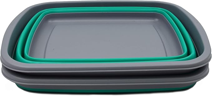 SAMMART 10L Set of 2 Collapsible Tub - Image 2