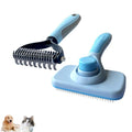 2PCS pet hair removal comb & Dog Brushes & cat brushes & Pet Grooming Rake & by Unknown