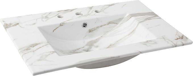 JONATHAN Y SNK1002C Ancillary 3-Hole 30 in. W x 18.25 in. D Classic by JONATHANY