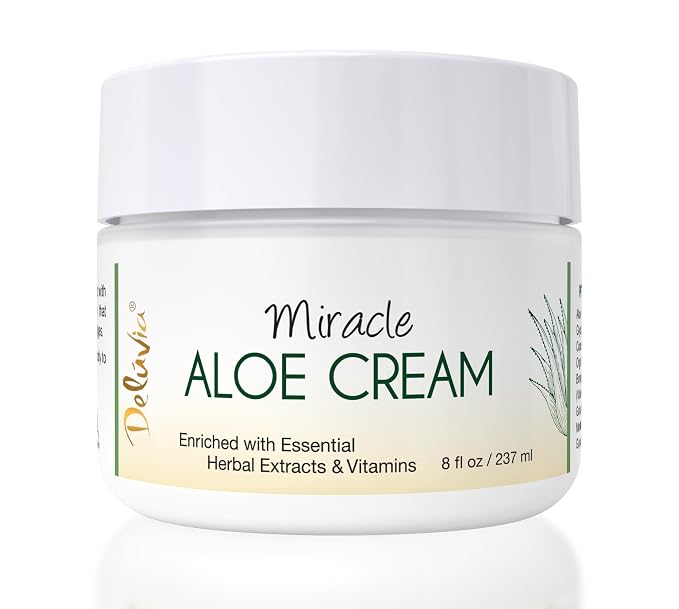 Deluvia Miracle Aloe Cream | Face & Body Moisturizer by DEL%C3%9AVIA