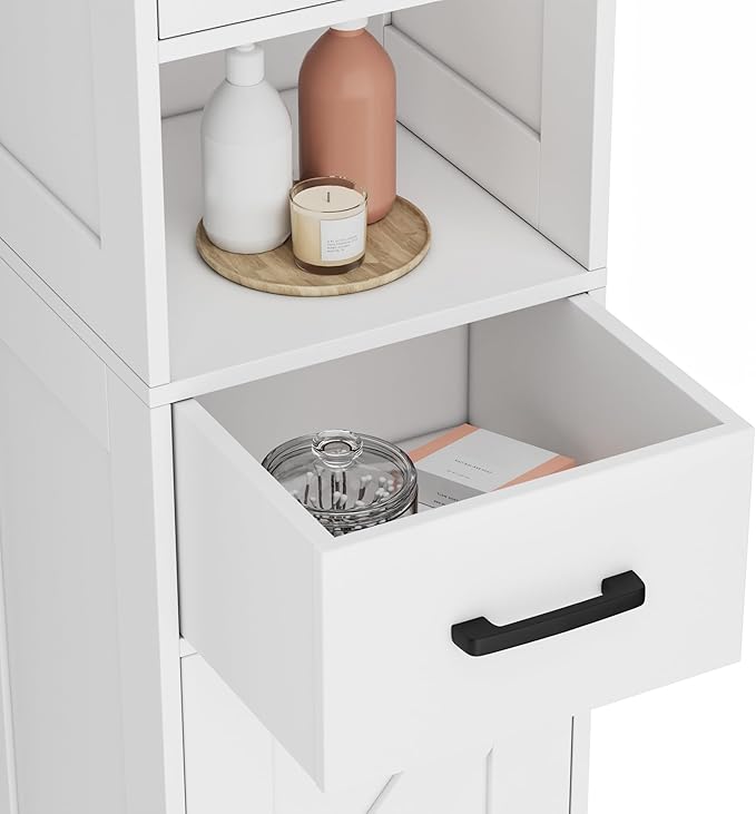 Homhedy 67" H Tall Bathroom Storage Cabinet - Image 6