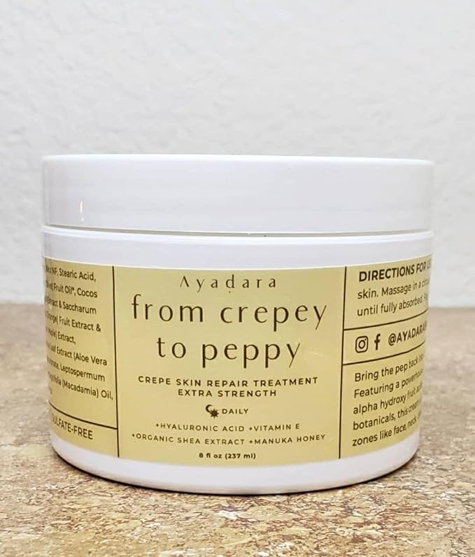 Crepey Skin Repair cream 8oz, Firming Lotion - Image 2