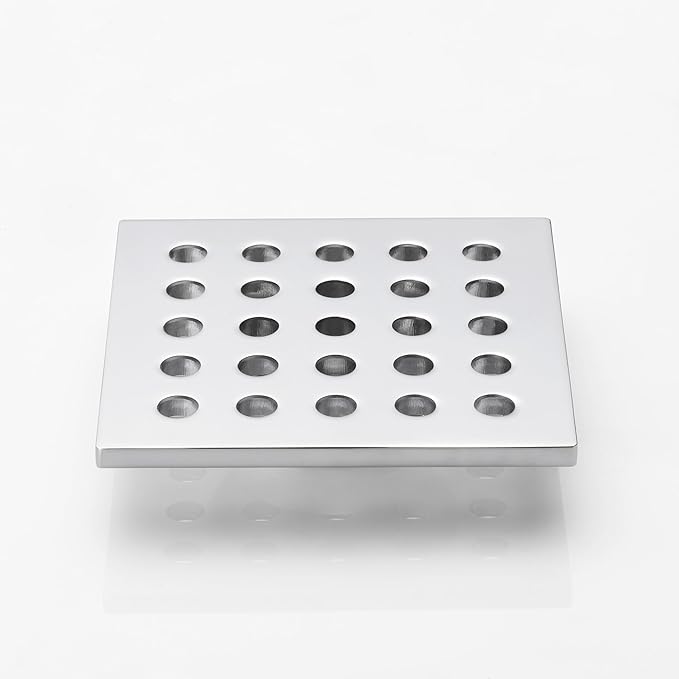 3.75 Inch Square Shower Drain Cover 95MM Floor Drain Grate - Image 2