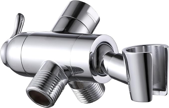 Shower Arm Diverter with Handshower Mount, G1/2 Brass Shower Diverter Valve by YDmeet