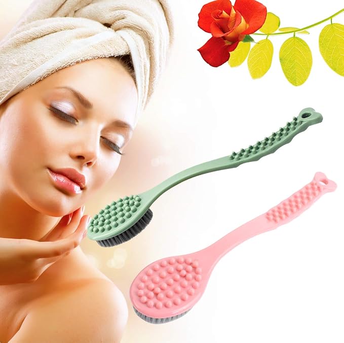 QiCheng&LYS Pink Body Brush Shower cepillo de ducha Bath Brush - Image 6