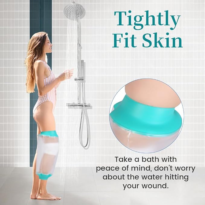 Cast Covers for Shower Leg, Waterproof Cast Cover for Showering - Image 4