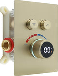 Digital Display Shower Valve Shower Valve 2 Way Shower Diverter Valve Shower by Backnets