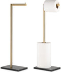 MARMOLUX ACC Free Standing Gold Toilet Paper Holder Stand by MARMOLUXACC