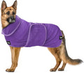 Tuff Pupper Fast Drying Dog Bath Robe | 800 GSM Plush Dog Towel by TuffPupper