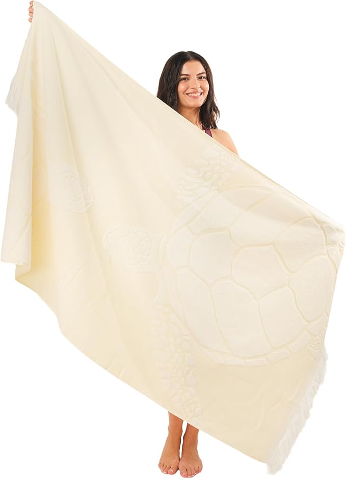 SOFE H&L | LINVIA Foutah Quick Dry Beach Towel Pack of 1 CARETTA - Image 4